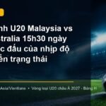 U20 Malaysia đối đầu U20 Australia tại bảng H vòng loại U20 châu Á 2027